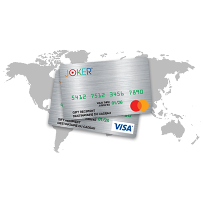 Joker Prepaid Mastercard - La carte prépayée du Canada pour magasiner,  payer ou jouer en ligne.